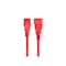 Monoprice SVT; SJT Extension Cord, 18 AWG, Indoor, 18/3, 1 Outlets, IEC 60320 C13, Red, IEC 60320 C14, 3 ft 33612 - alternate 2